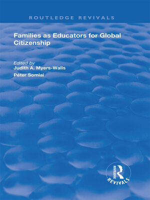 cover image of Families as Educators for Global Citizenship